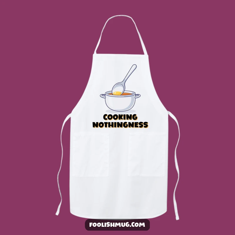 Funny Spoon Stirring Invisible Soup Apron: Cook Up Some Laughs in the Kitchen