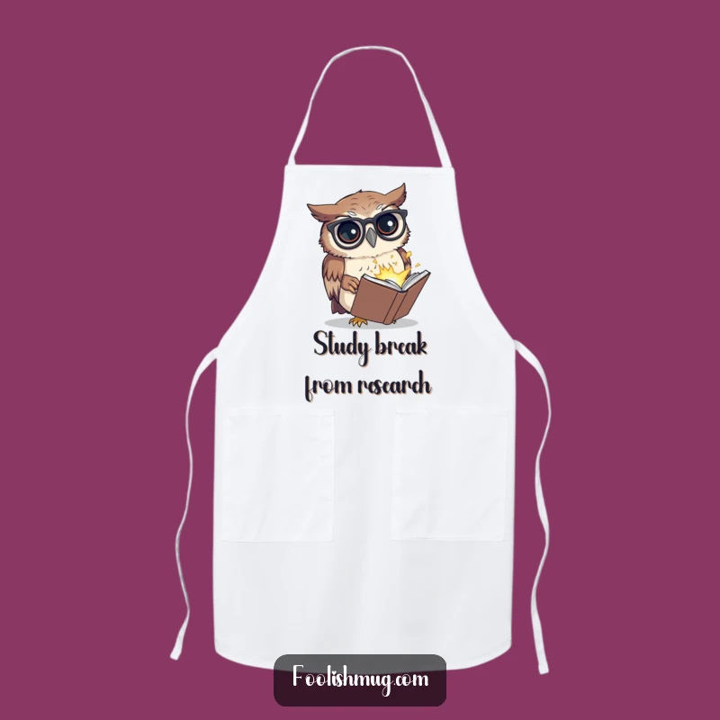 Funny Owl Apron: Hilarious Exploding Book Design for Kitchen & Funny Gifts!