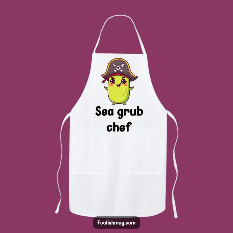 Funny Pickle Pirate Apron: Cook with Giggles, a Fun Funny Kitchen Gift