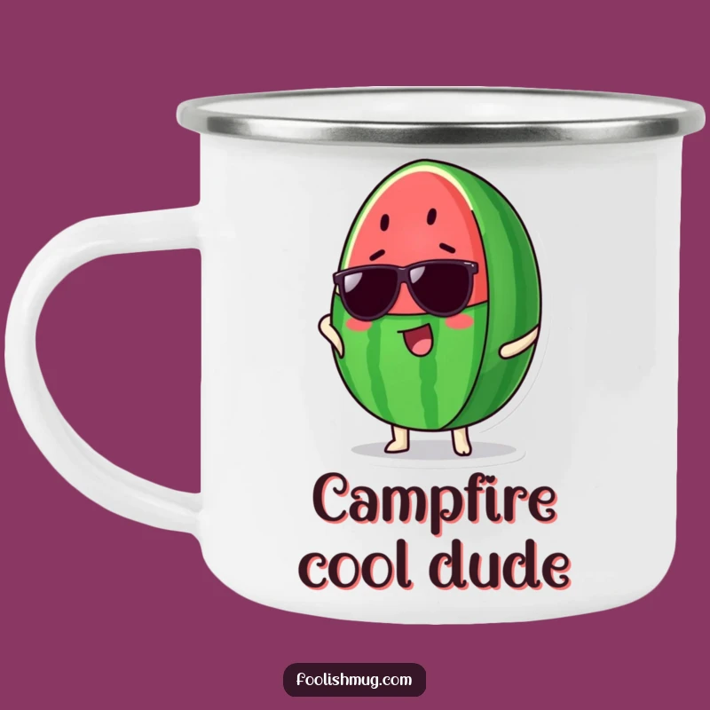 Funny Watermelon Camping Mug - Proud Cool Outdoor Fun Gift