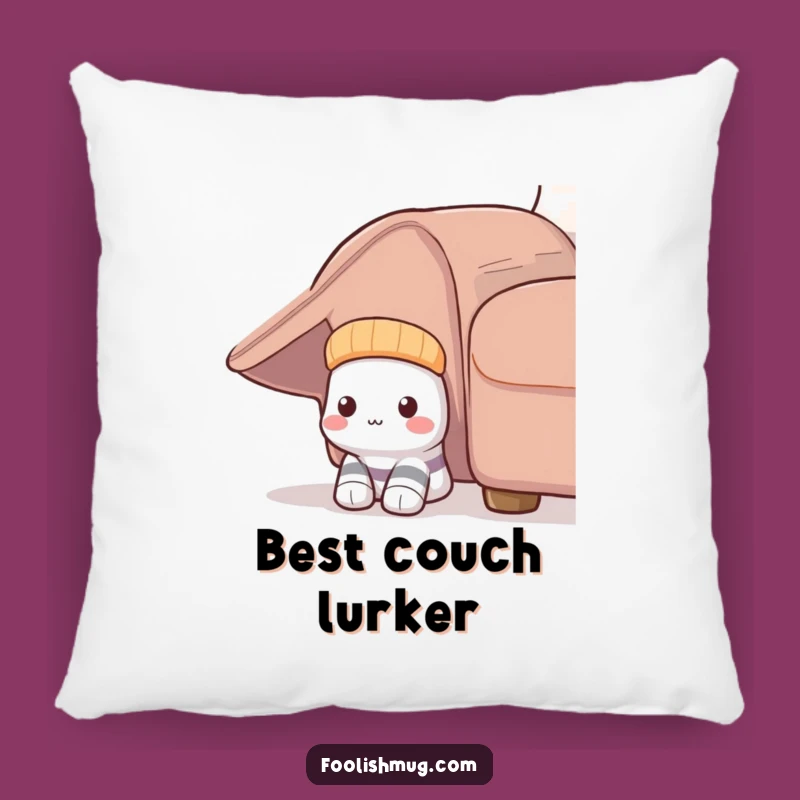 Funny Shy Sock Pillow - Cozy Hideaway Comfort Gift