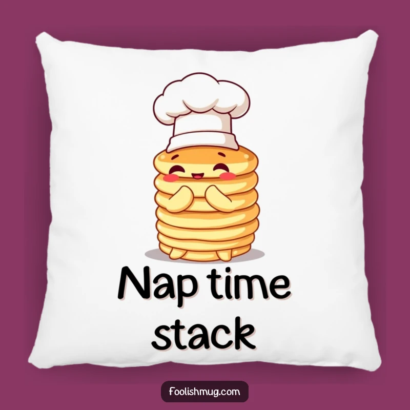 Funny Pancake Bow Pillow: Hilarious Comfort for Foodies