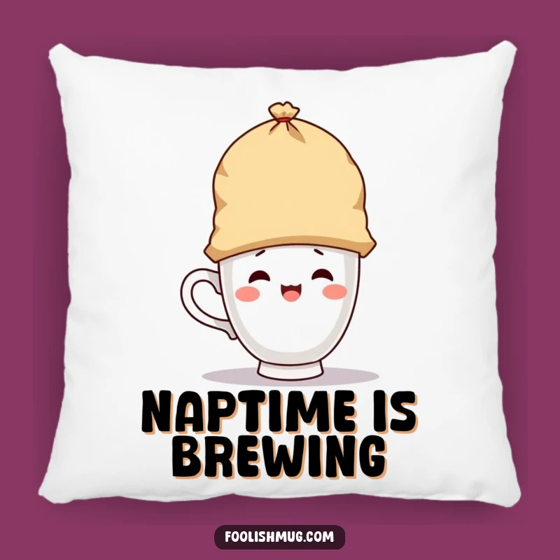 Funny Teacup Hat Pillow: Cozy & Whimsical Tea Time for Comfy Funny Gifts!