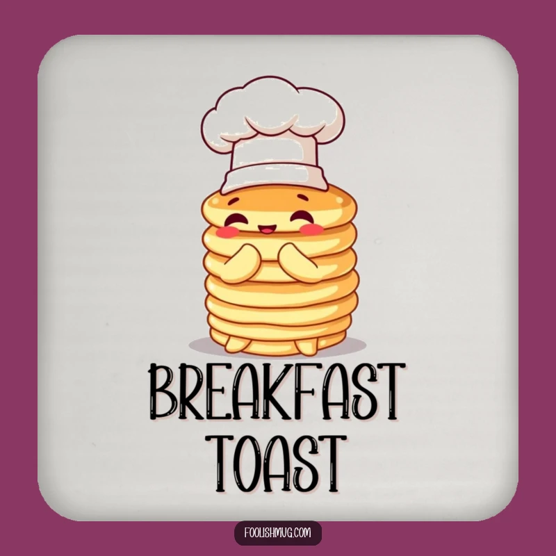 Funny Pancake Bow Coaster: Hilarious Surface Protection