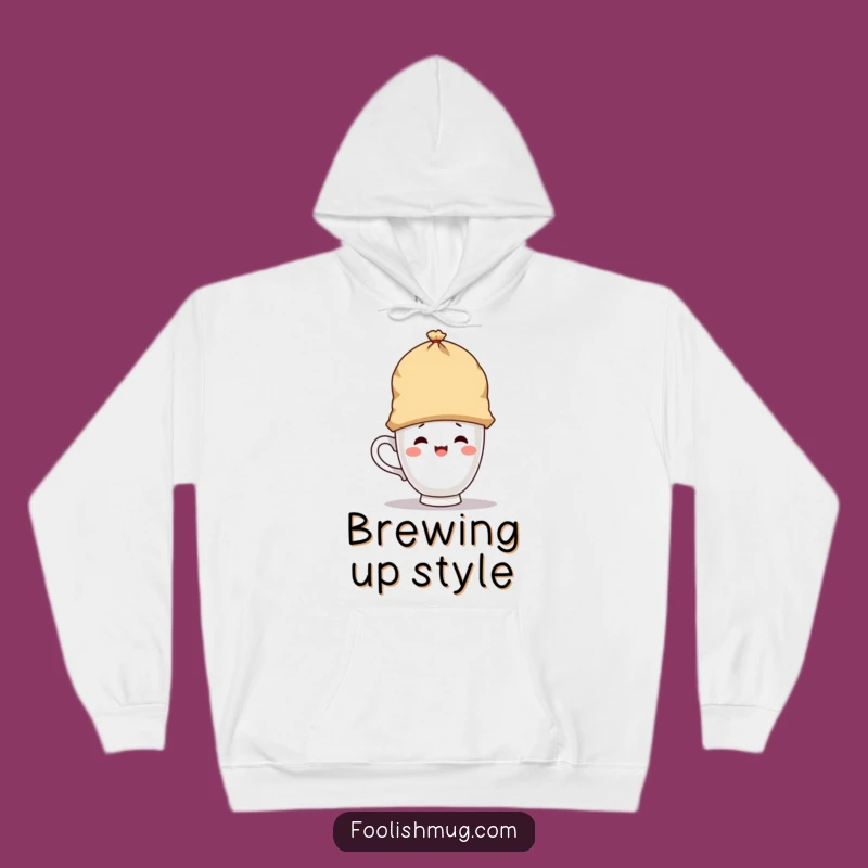 Funny Teacup Hat Hoodie: Cozy & Whimsical Tea Time for Hilarious Gifts!