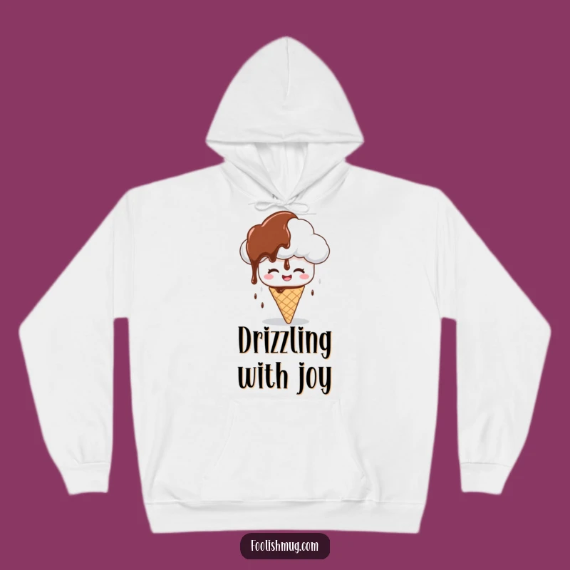 Funny Syrup Cloud Hoodie: Cozy & Dessert Drama for Hilarious Gifts!