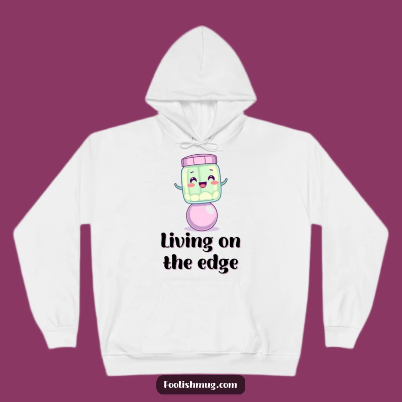 Funny Wobbly Jelly Jar Hoodie: Stay Cozy Through Life's Bounces