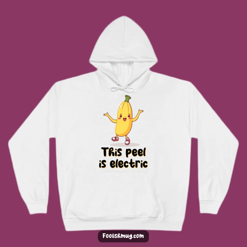 Funny Banana Peel Dancing Hoodie: Cozy Up for Some Slippery Fun