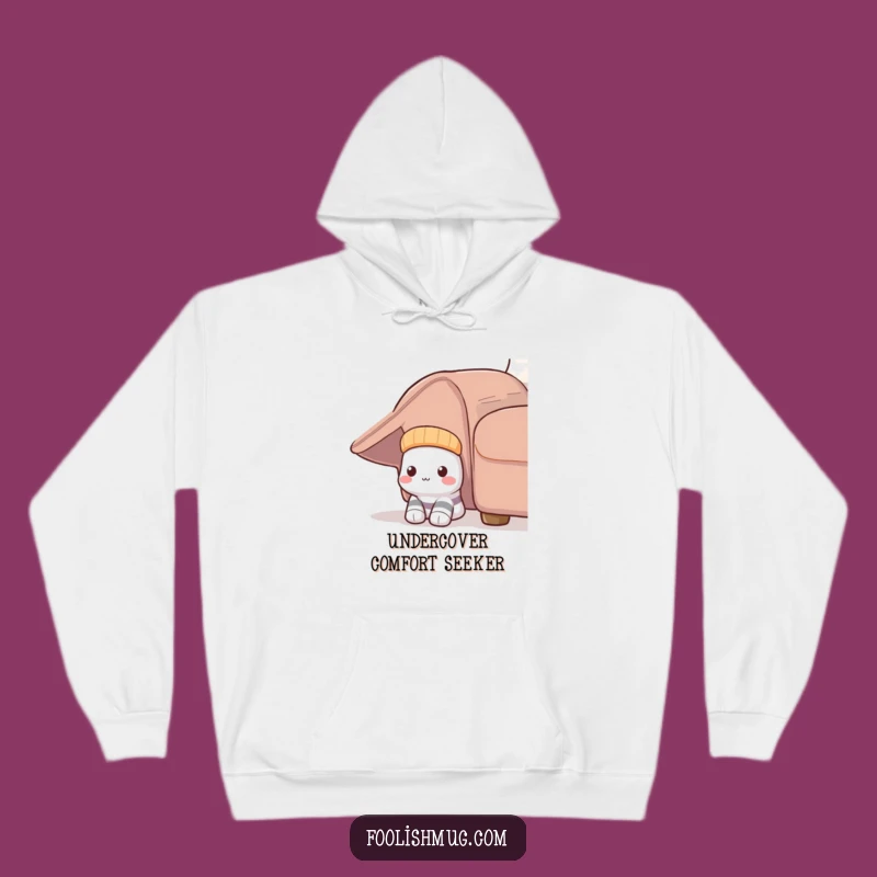 Funny Shy Sock Hoodie - Cozy Hideaway Comfort Gift