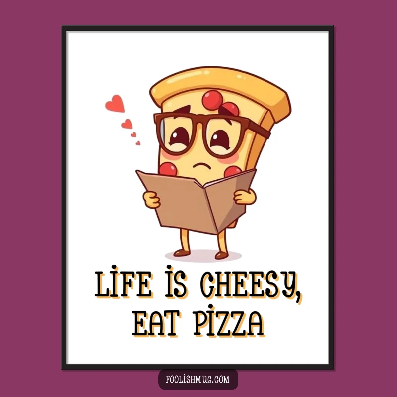 Free Printable Wall Art: Puzzled Pizza, Funny Downloadable Decor for Quirky Spaces