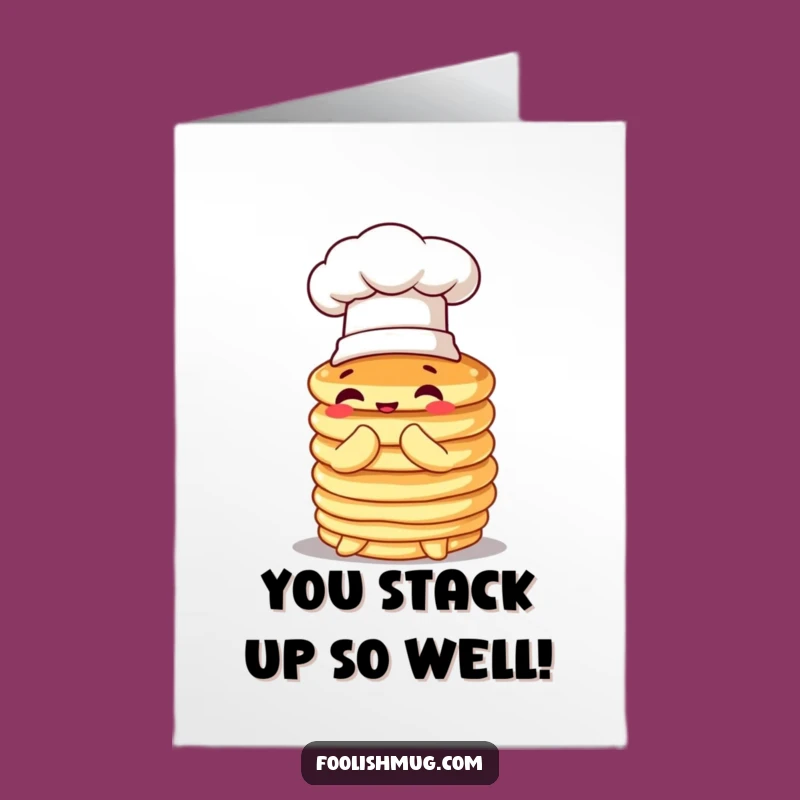 Free Printable Congrats Card: Pancake Bows Success, Humorous Downloadable Gift