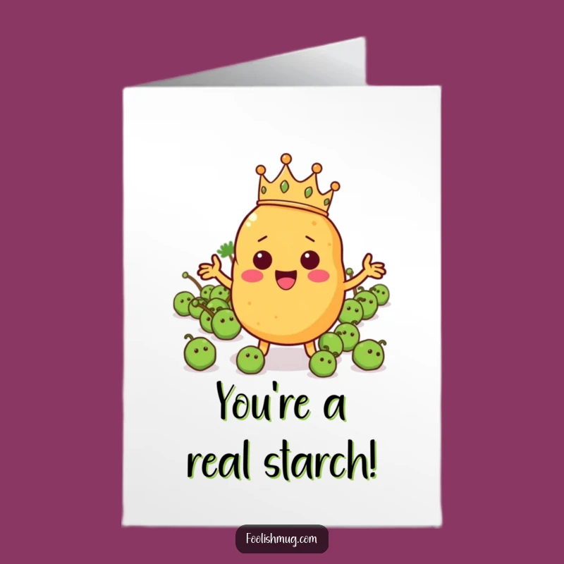Funny Potato Congrats Card: Veggie Commander, Free Printable