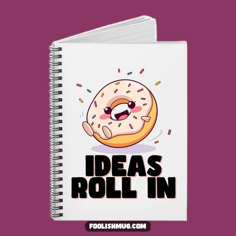 Funny Clumsy Donut Notebook: Jot Down Sweet Ideas!