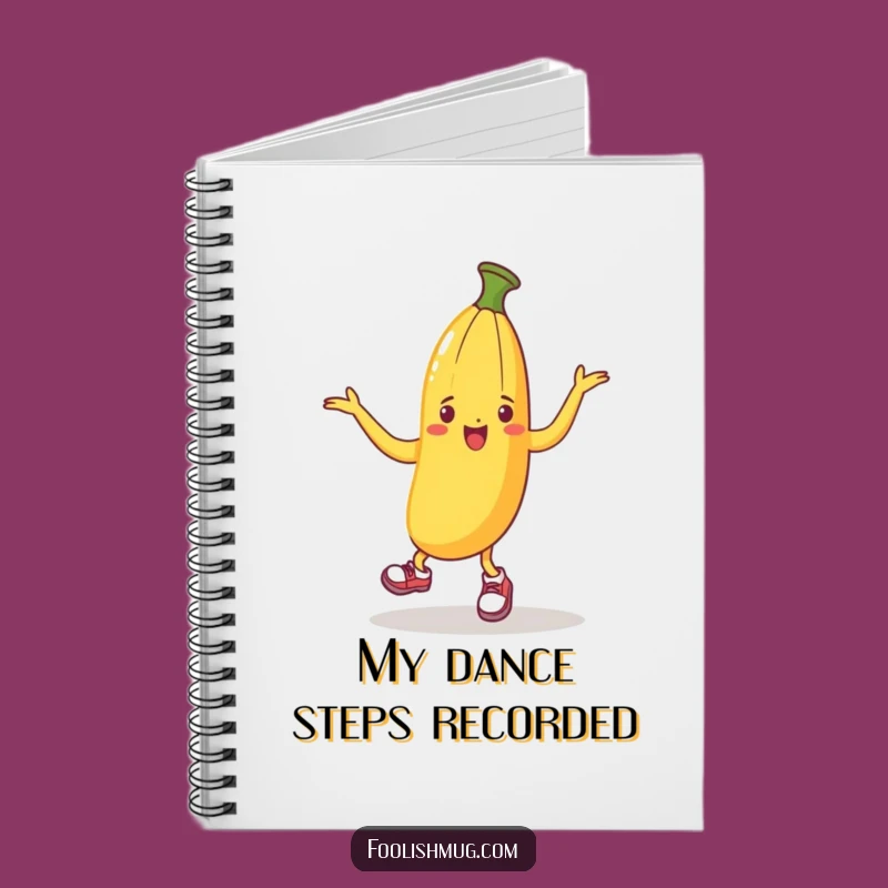 Funny Banana Peel Dancing Notebook: Dance Through Your Notes!