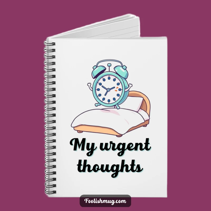 Funny Startled Alarm Clock Notebook: Hilarious Pages for Your Ideas