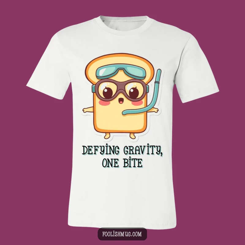 Funny Surprised Bread Goggles T-Shirt: A Hilarious Adventure Tee for All Ages