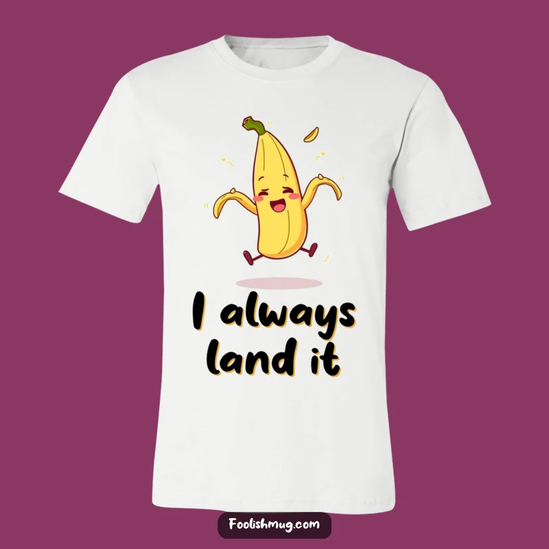Funny Banana Peel Slip T-Shirt: Hilarious Slapstick Tee, a Perfect Funny Gift