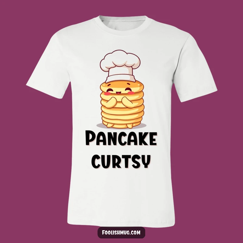 Funny Pancake Bow T-Shirt: Hilarious Breakfast Lover Tee