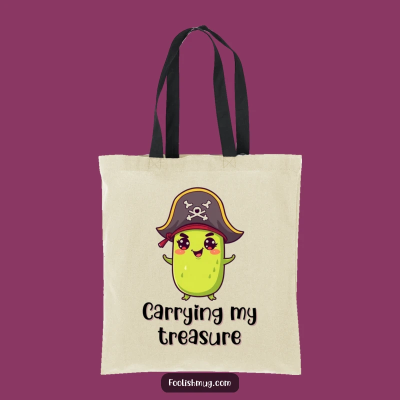 Funny Pickle Pirate Tote Bag: Carry Your Booty in this Fun, Funny Gift Bag