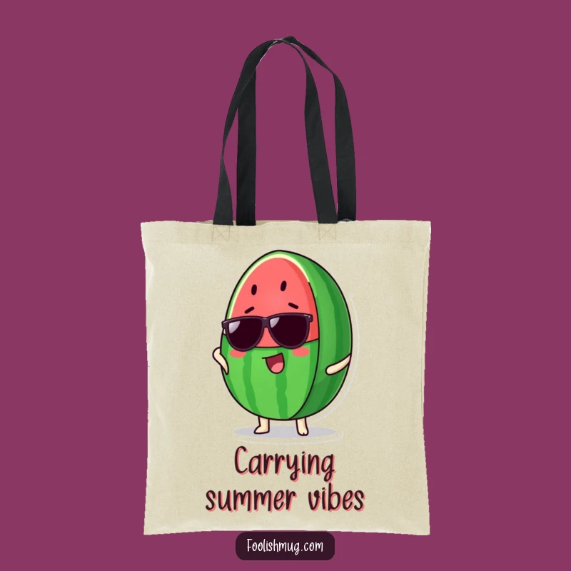 Funny Watermelon Sunglasses Tote Bag - Proud Cool Carry-All Gift