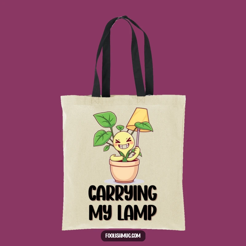 Funny Maniacal Plant Tote Bag: Carry Your Oddities with This Hilarious Bag!