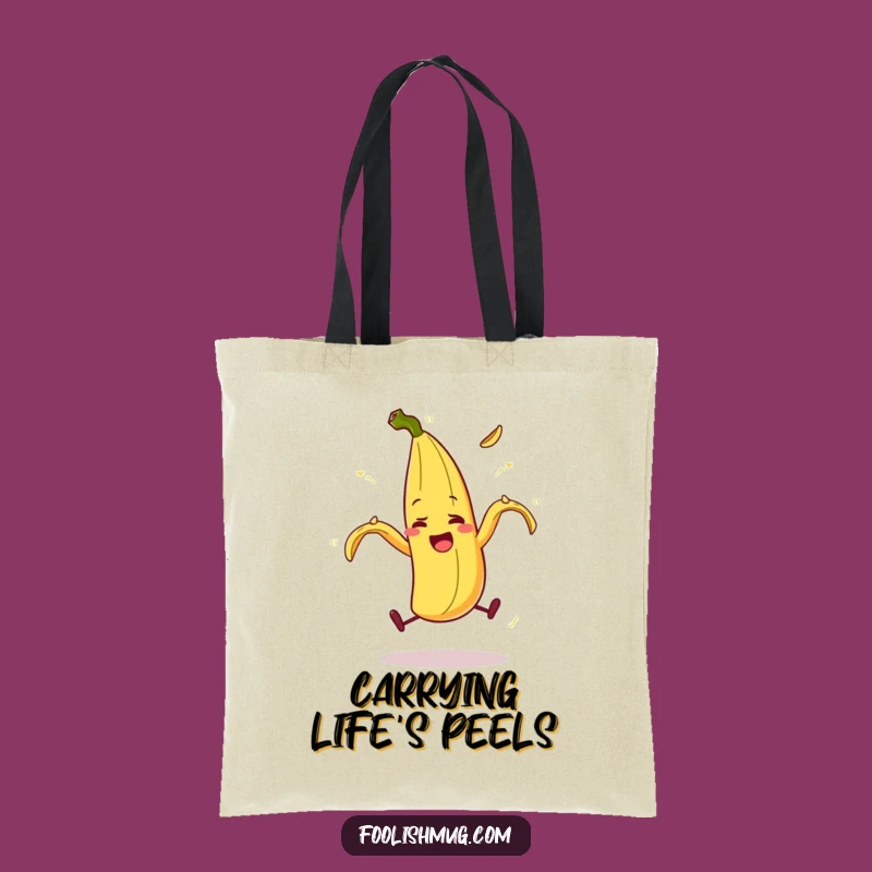Funny Slipping Banana Peel Tote Bag: Comedic Accessory, a Practical Funny Gift